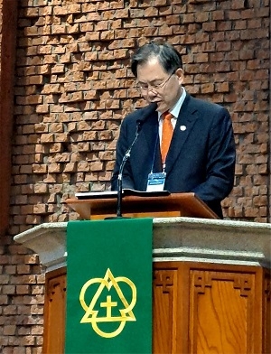 황덕형 총장, 한국기독교학회 제26대 회장 취임
