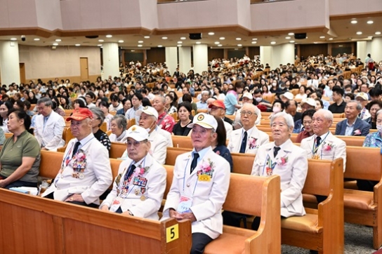 여의도순복음교회, 6.25 참전용사 초청 감사예배 드려