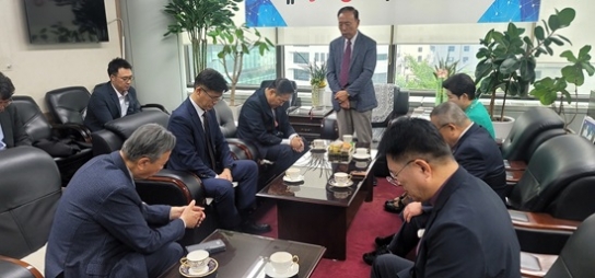 전광삼 대통령실 시민사회수석, 한교연 내방