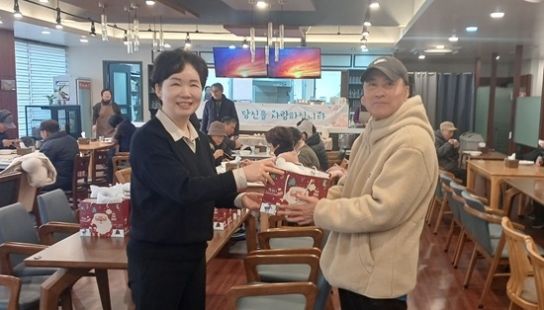 인천광민교회, 성탄절 맞아 사랑의 무료급식 진행