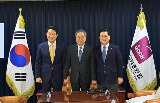 오세훈 서울시장, 한교총 방문 신년 인사